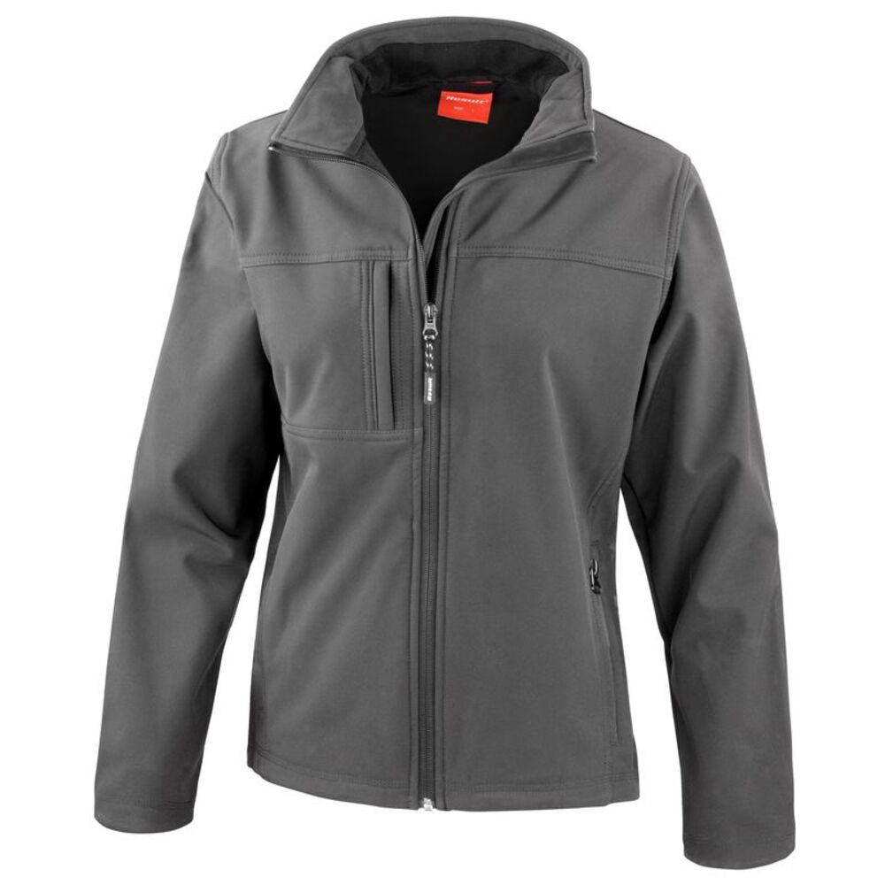 Result Womens/Ladies Casual Plain Softshell Performance Sports Jacket/Coat / Gre